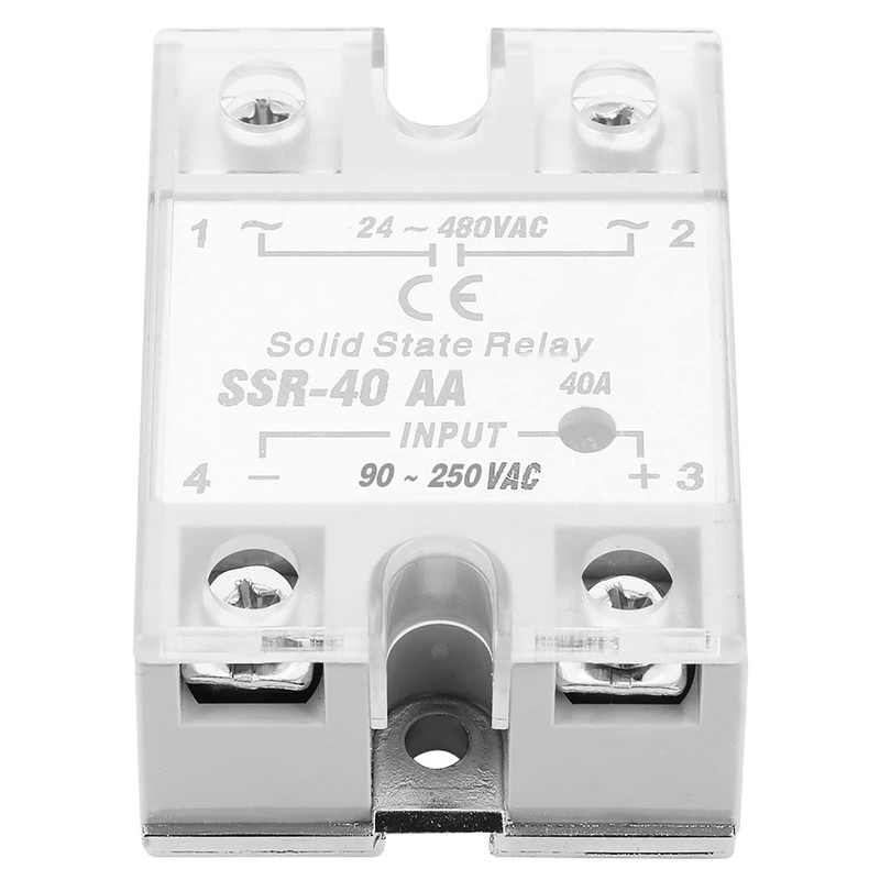 40A Solid State Relay Module Input 90-250V AC Output 24-480V