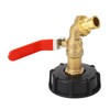 IBC Tote Adapter 3/4in Brass Tote Fitting Coarse Thread 275‑330