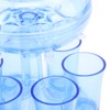 6 Shot Glass Dispenser Transparent Prevent Spilling Cocktail Dispenser Glasses