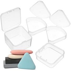Makeup Sponge Holder, Compact Lightweight Accessory for Travel and Daily Use - DOITOOL 4pcs Makeup Puff Storage