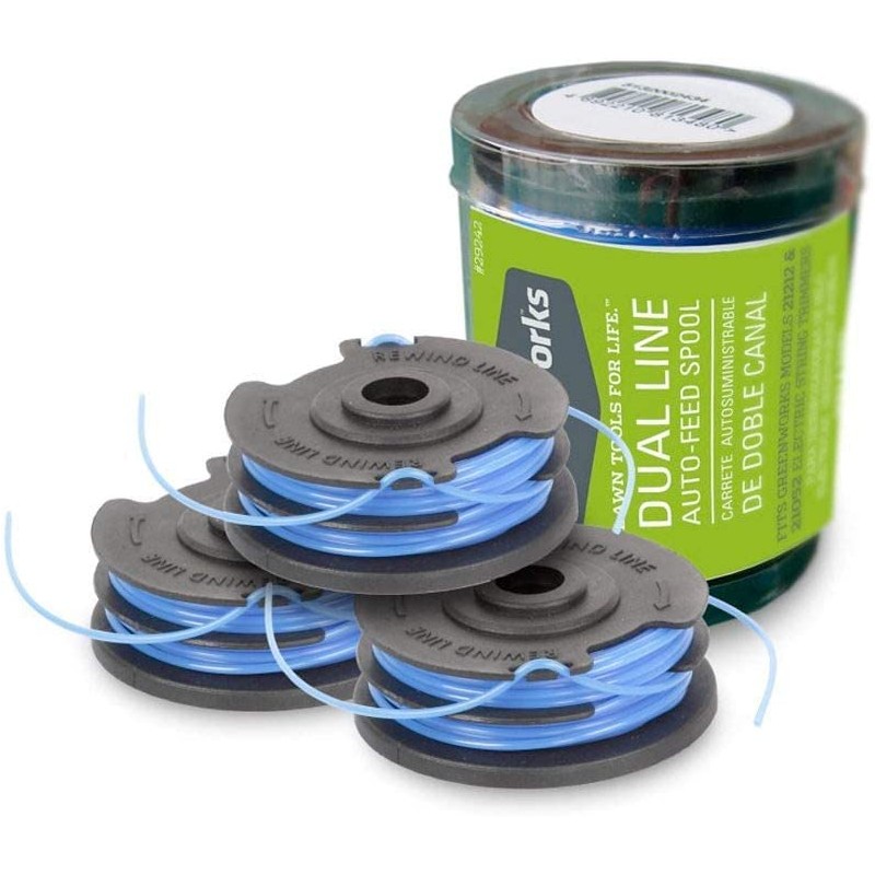 Greenworks Trimmer Spool and 1.65mm Double Line 4.8m incl. 3
