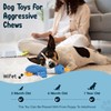 WiPet Blue Goose Squeaky Dog Toy – Durable Plush Dog