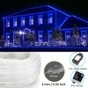 Solhice 75ft LED Rope Lights Outside Blue, 280 LEDs Waterproof