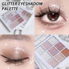 Glitter Eye Shadow Palette for Women - Highly Pigmented Make-Up