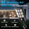 Sinpbw Solar Street Light 9000W Outdoor Light Wide Angle Motion