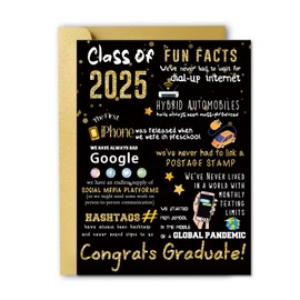LiuuLi LiuuLi Big 2025 Graduation or Congratulations Card, Graduation Party Decorations for Her Him, Large Graduation Card for Men Women, Graduation Gifts Friends
