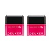 DEUXER Medium Smooth Wax 3S (2 Pack) Hair Wax, Floral