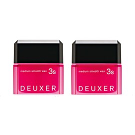 DEUXER Medium Smooth Wax 3S (2 Pack) Hair Wax, Floral Berry
