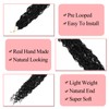 QIDESHENG 24" Goddess Locs Crochet Hair Extensions - 8 Packs