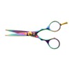 Moustache Scissors, Moustache Grooming Scissors, Extremely Sharp – Multicoloured, 13 cm, with Case