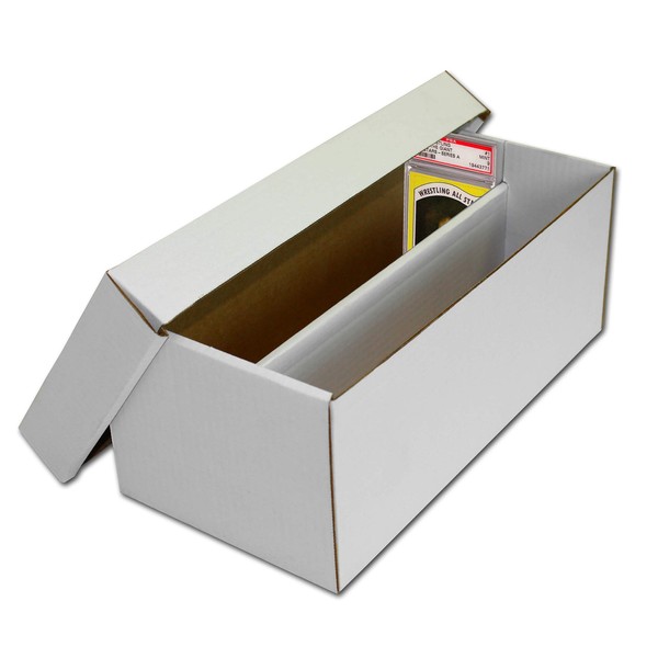 BCW 3 Cardboard Graded Card Shoe Box - Graded Card Storage Box
