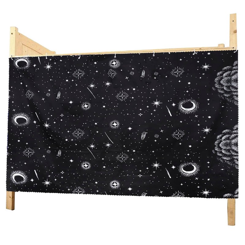 OhMill Students Dormitory Bunk Bed Curtain Drapery Lightproof Dustproof Canopy