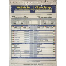 Vehicle Check Up Inspection Forms - (250/pack)