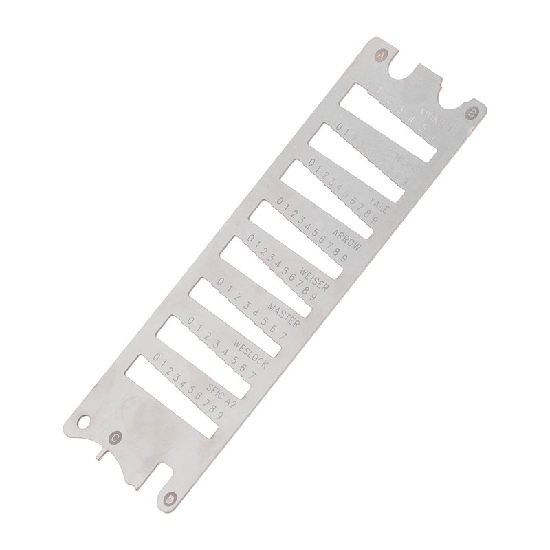 Key Decoder Spring Steel High Accuracy Portable Multifunctional 8 in