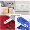 5-Pack White Plastic Label Tape Compatible with Dymo LetraTag Refills