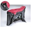 Kawasumi Seisakusyo KW-449AS/RD-BK Cycle Cover (KW-449AS/RD-BK), Red x Black, Size