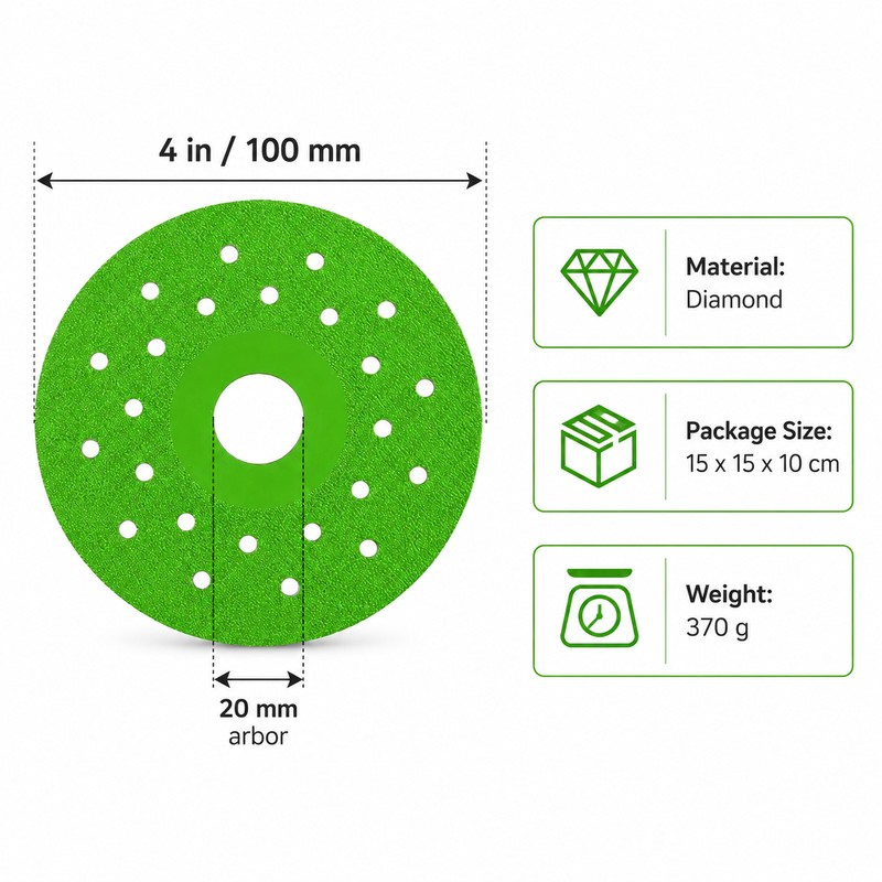 4-Inch Diamond Cutting Disc for Tile & Stone – Ultra-Thin