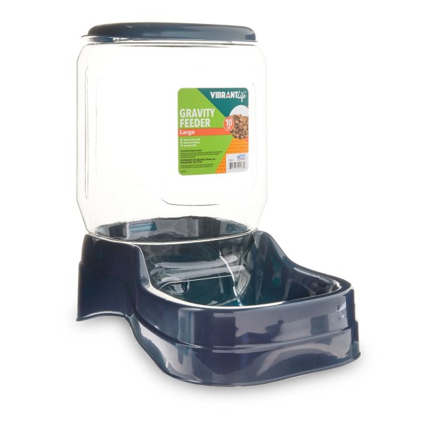 Vibrant Life Gravity Pet Feeder,Large for Dogs and Cats, 10