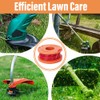 6 PCS Strimmer Wire Lawn Mower,Compatible with Worx WA0010 WG163E/169E/154E/157E