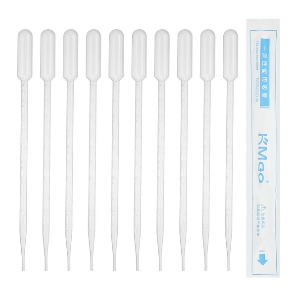 PATIKIL 10ml Pipettes Dropper, 24pcs Plastic Pipettes Disposable Pipette Transfer