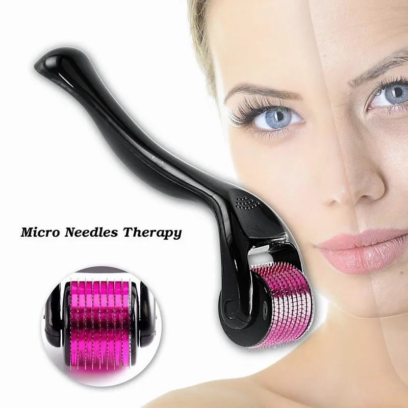 Dermaroller Facial Barba 0.5/1/2 Mm Regenera Colágeno
