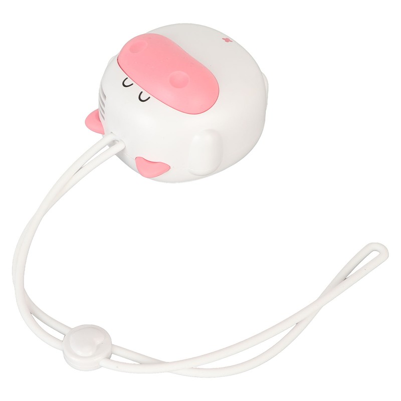 Mini Hanging Neck Fan USB Rechargeable 3 Speeds Bladeless Hands