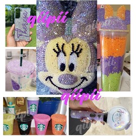 qiipii Dark Purple AB Resin Rhinestones w B7000 Jewelry Glue for Bedazzling Crafting 2mm-6mm Flatback Jelly Stones Diamonds Gems for Nails Face Eyes Makeup Tumblers Bottles DIY Crafts Clothes Shoes