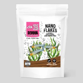 Your Fish Stuff YFS Nano Tropical Flakes Natural Bulk Aquarium Fish Food  - 12-oz