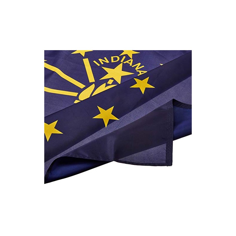 Quality Standard Flags Indiana Polyester Flag, 3 by 5'
