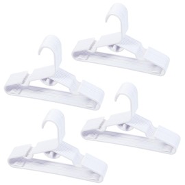 VIIBASE 40pcs White Baby Nursery Closet Hangers,Non-Slip Laundry Infant Pant Hanger for born Clothes Gift,Stackable Hangers,Save Space Ultra-Thin Child Coat Hanger for Girl Boy Toddler Kid