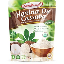 Nature's Blessings Harina de Cassava Certificada Orgánica 400g