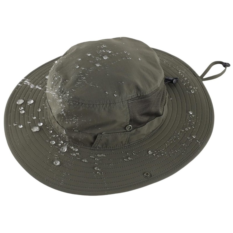 Connectyle Unisex UPF 50+ Wide Brim Sun Hat, Breathable, Safari