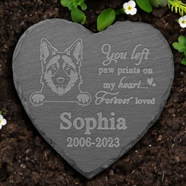VAPCUFF German Shepherd Memorial Stone, German Shepherd Statue, German Shepherd Memorial Plaque, German Shepherd Memorial Gifts, German Shepherd Loss Sympathy Gift, in Memory of German Shepherd