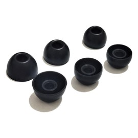 Ear Tips for Beats Studio Buds Silicone Tips Beats Earbuds Replacement for Beats Tips Earbuds Cover 6 Pairs LMS Black