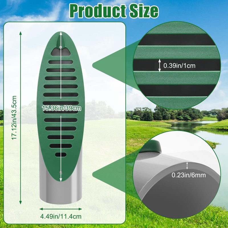 Anglekai 4 Inch Angled Slope Drainage Pipe, 2PCS Angled Drainage