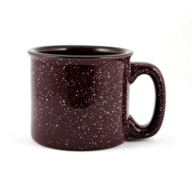 Marble Creek Ceramic Campfire Mug, 15oz (Plum)