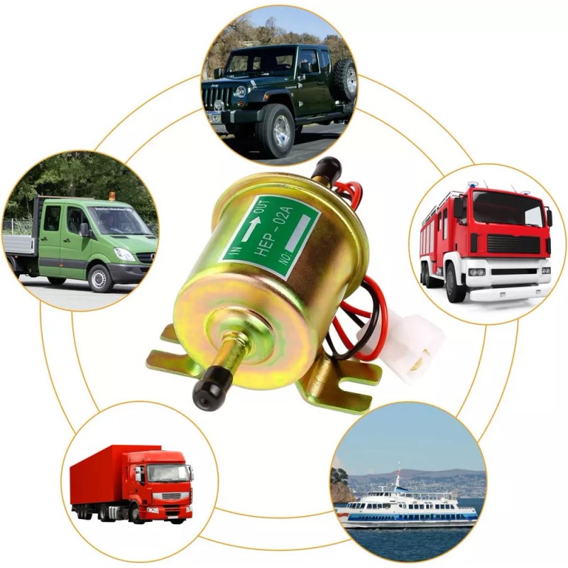 generic Hep-02a 12v Bomba De Combustible Eléctrica Para Gas Diesel