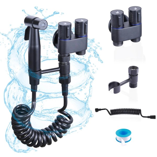 Peisaluo Handheld Toilet Bidet Sprayer for Toilet, Muslim Shower Bidet