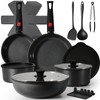 Pots and Pans Set Non Stick 21 PCs, Stackable Cookware