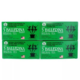 3 Ballerina Ballerina Tea Dieter Extra Strength 18 Count Herbal Tea Caffeine Free USA