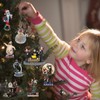 Gyoungt Nightmare Christmas Ornament Decorations, 8PCS Stocking Cap Funny Santa