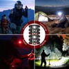 Northlet Headlamp Rechargeable 6Pack, 3000 Lumen Ultra-Light Bright Headlamp Flashlight