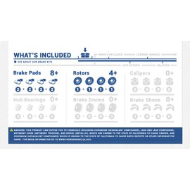 CRK13488 FRONT 292mm + REAR 286mm Premium OE 5 Lug [4] Rotors + Brake Pads + Clips [fit Forester Impreza Legacy Outback]