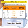 Extra Wide Comfort Fit Athletic Quarter Socks (Pack of 3)