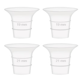 Maymom - Inserto de brida de 19 y 21 mm compatible con Elvie Single/Double Electric, Elvie Stride de 24 mm, pieza de bomba de repuesto original de Elvie Stride