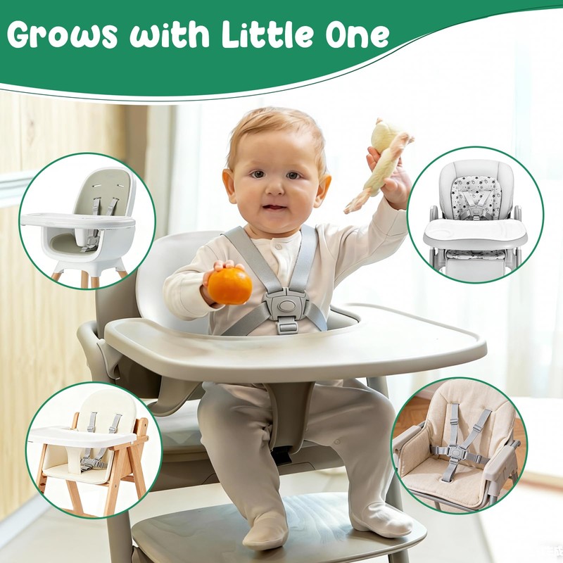 High Chair Straps Replacement Compatible for gracos Highchairs and Most