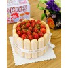 qiqee White 12 Inch Wave Cake Boards 15-Packs Squares Base