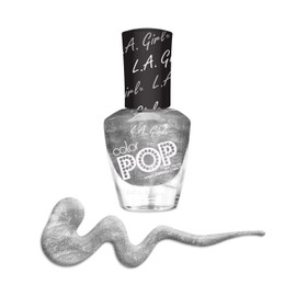 L.A. Girl Color Pop Nail Polish, Silver Streak GNL839