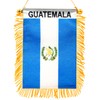 Anley 4 X 6 Inch Guatemala Fringy Window Hanging Flag