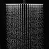 BWE Rain Shower Head High Pressure Black 16 Inch Square